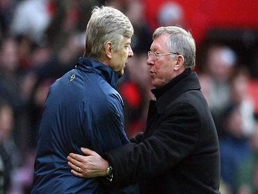 Fergie and Wenger in 2008: When this game was a genuine title clash